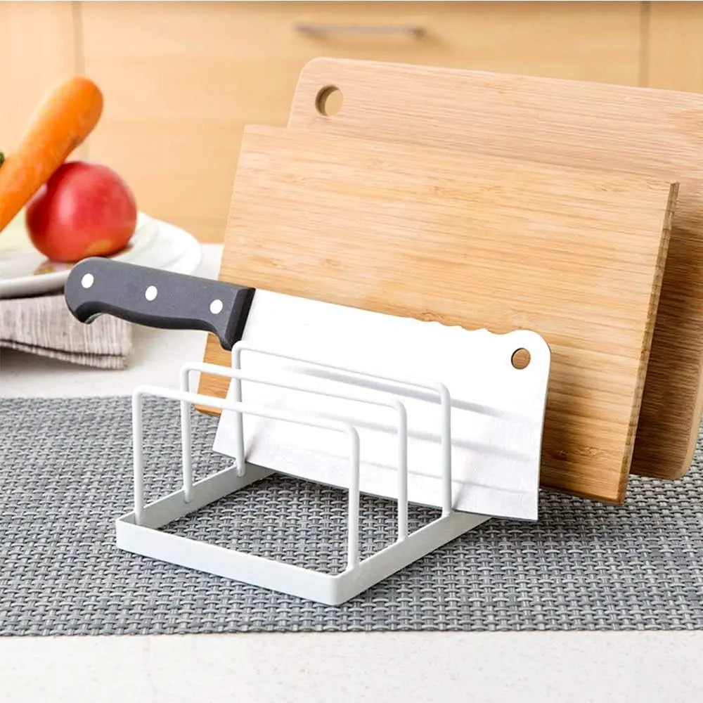 Sleek Dish Plate Storage & Drainboard Set – 2-Pack Heavy Duty Cookware Stands