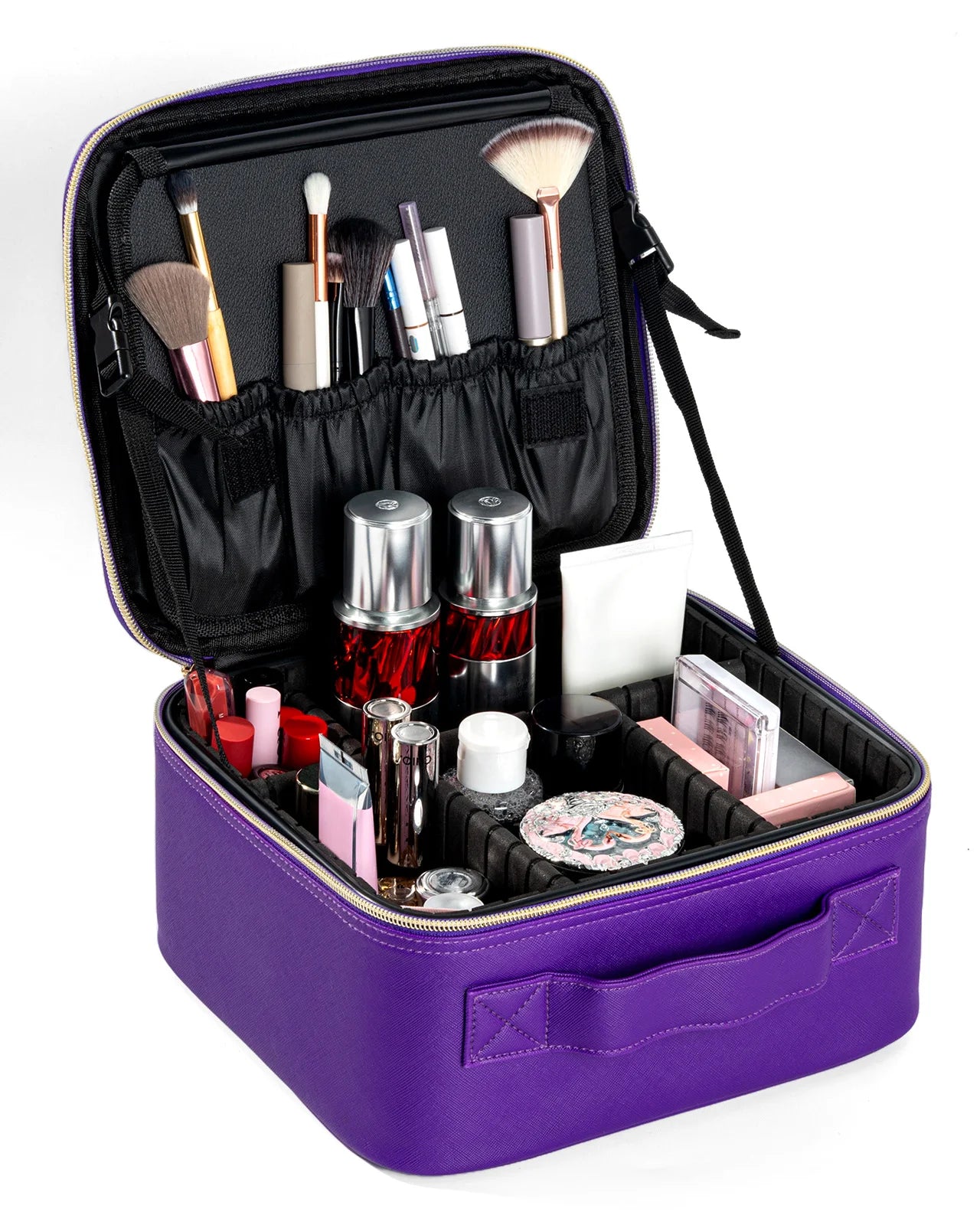 Makeup Bag With Mirror lamp, Waterproof