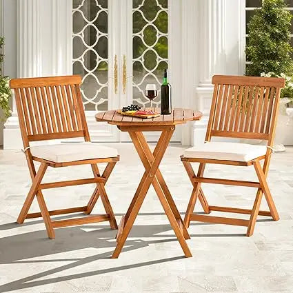 Rocking Chairs - Heavy Duty 400lbs Capacity,  Wood, 3 Piece Set