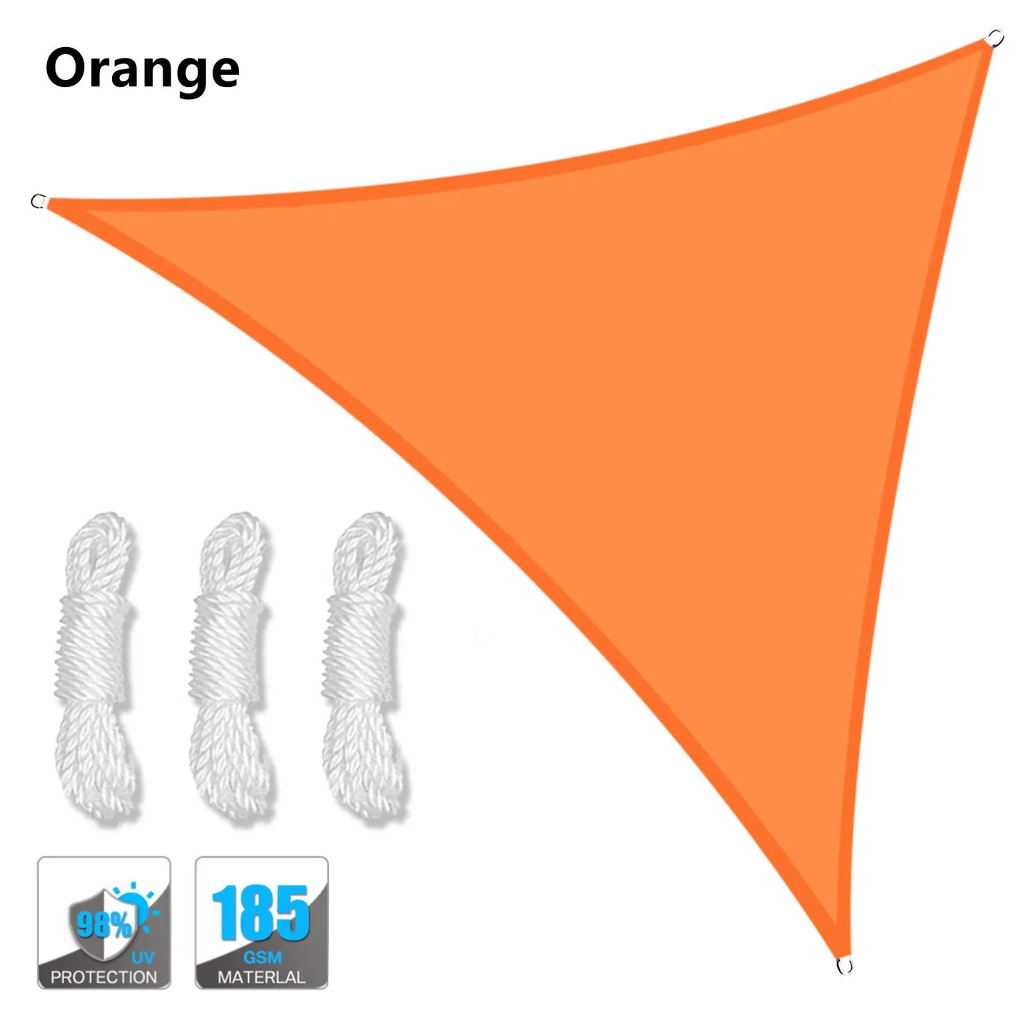 Triangle Sun Shade Sail – Waterproof UV‑Protection Canopy for Patio, Garden, Pool & Backyard