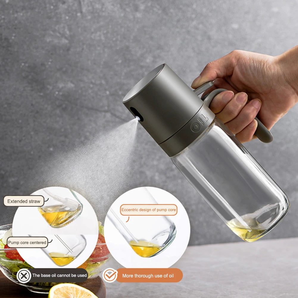 Versatile Olive Oil Sprayer Rust-Proof Refillable Spray Bottle