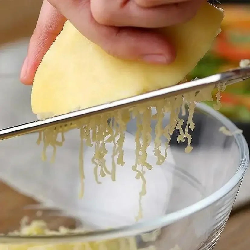 Handheld Stainless Steel Cheese Grater | Multi-Use Shredder for Chocolate, Butter, Fruit & Vegetable