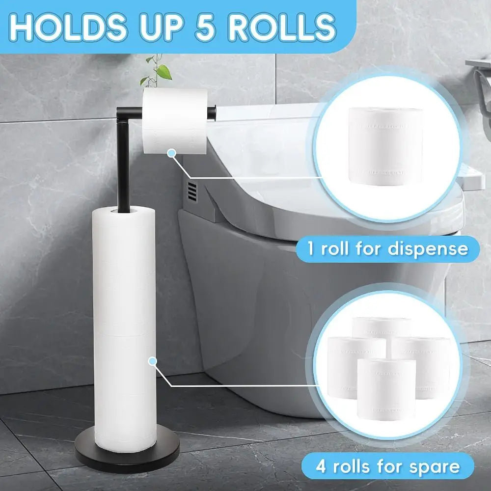 Stainless Steel Toilet Paper Stand Holder