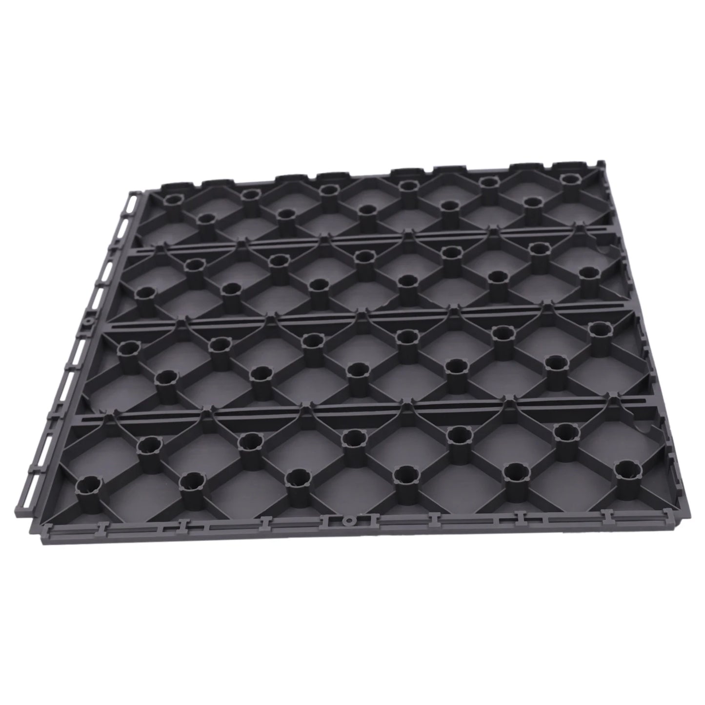 22 Pack Outdoor Patio Deck Flooring, Interlocking - 12"x 12"