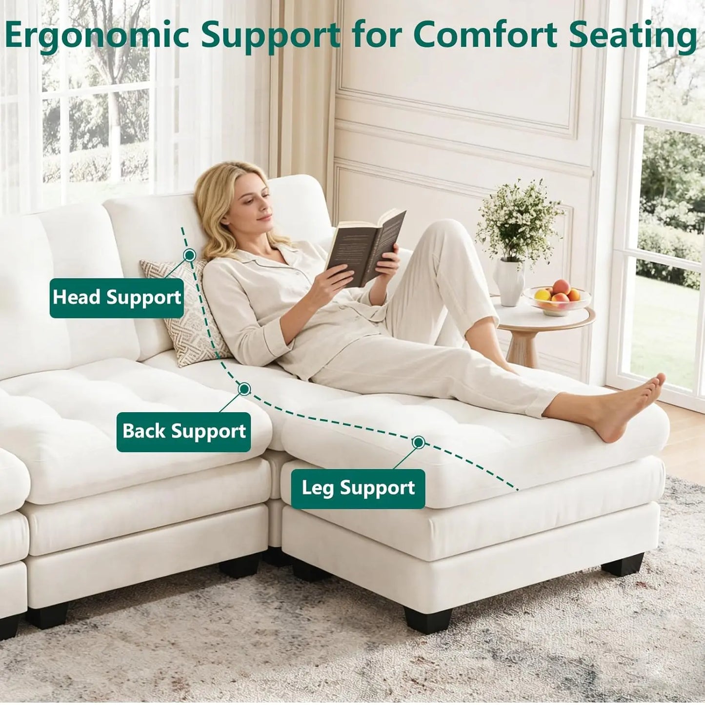 U Shaped Sectional Sofa