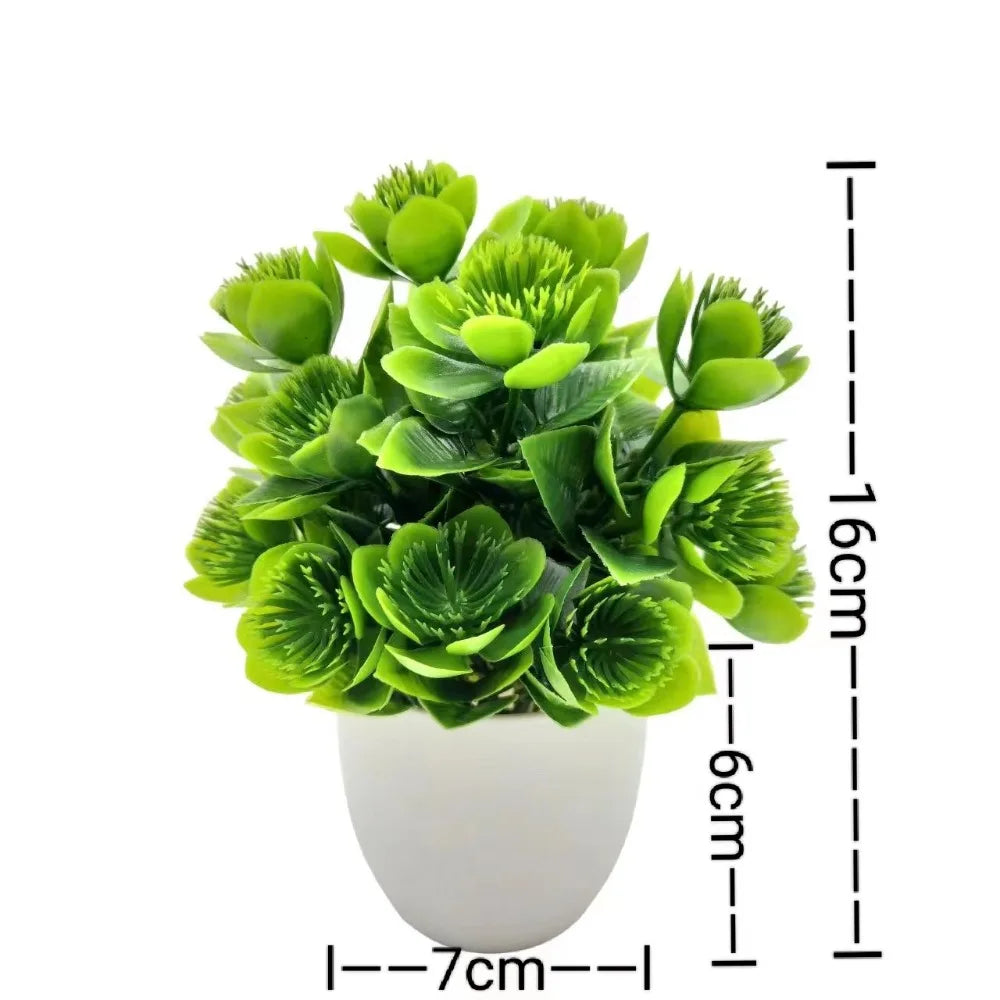 Mini Artificial Potted Plants - Home Decor