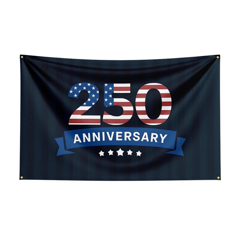 US 250th Anniversary 1776 2026 Semiquincentennial Flag, Independence Day Flag, 250 Years US Birthday Outdoor Flag