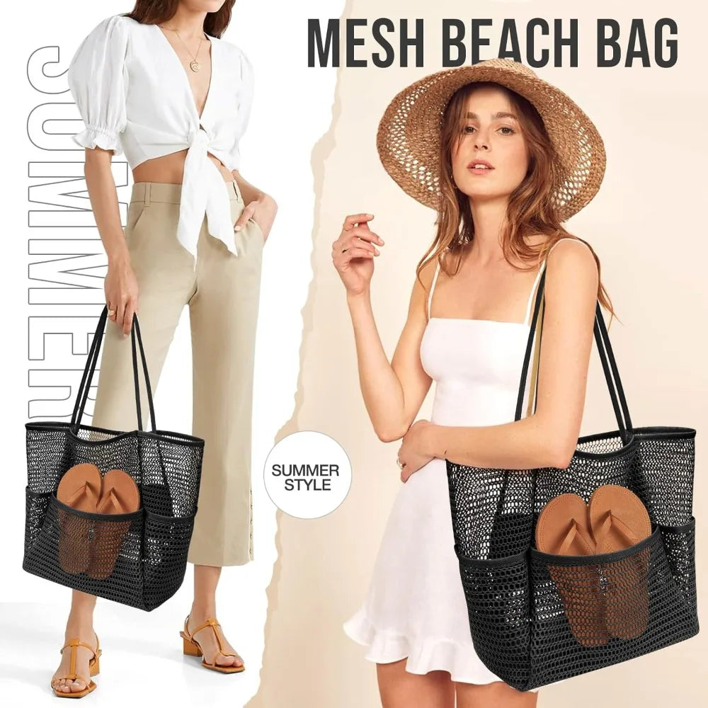 Beach Bag with Mini Pocket - Sand proof