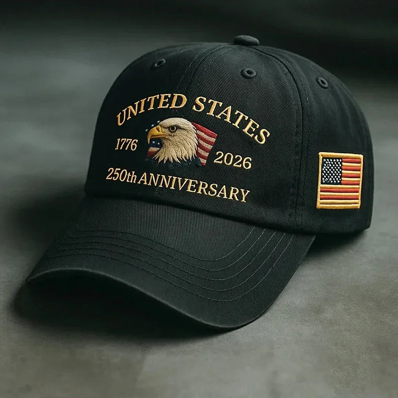 2025 New US 250th Anniversary Baseball Cap Outdoor Hat for Men Women