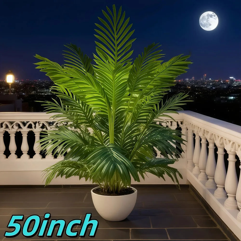 50‑Inch Artificial Palm Tree – Realistic All‑Season Faux Tropical Décor