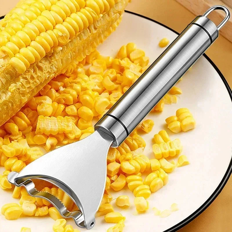 Serrated Corn Stripper Peeler – Fast, Clean & Effortless Kernel Removal