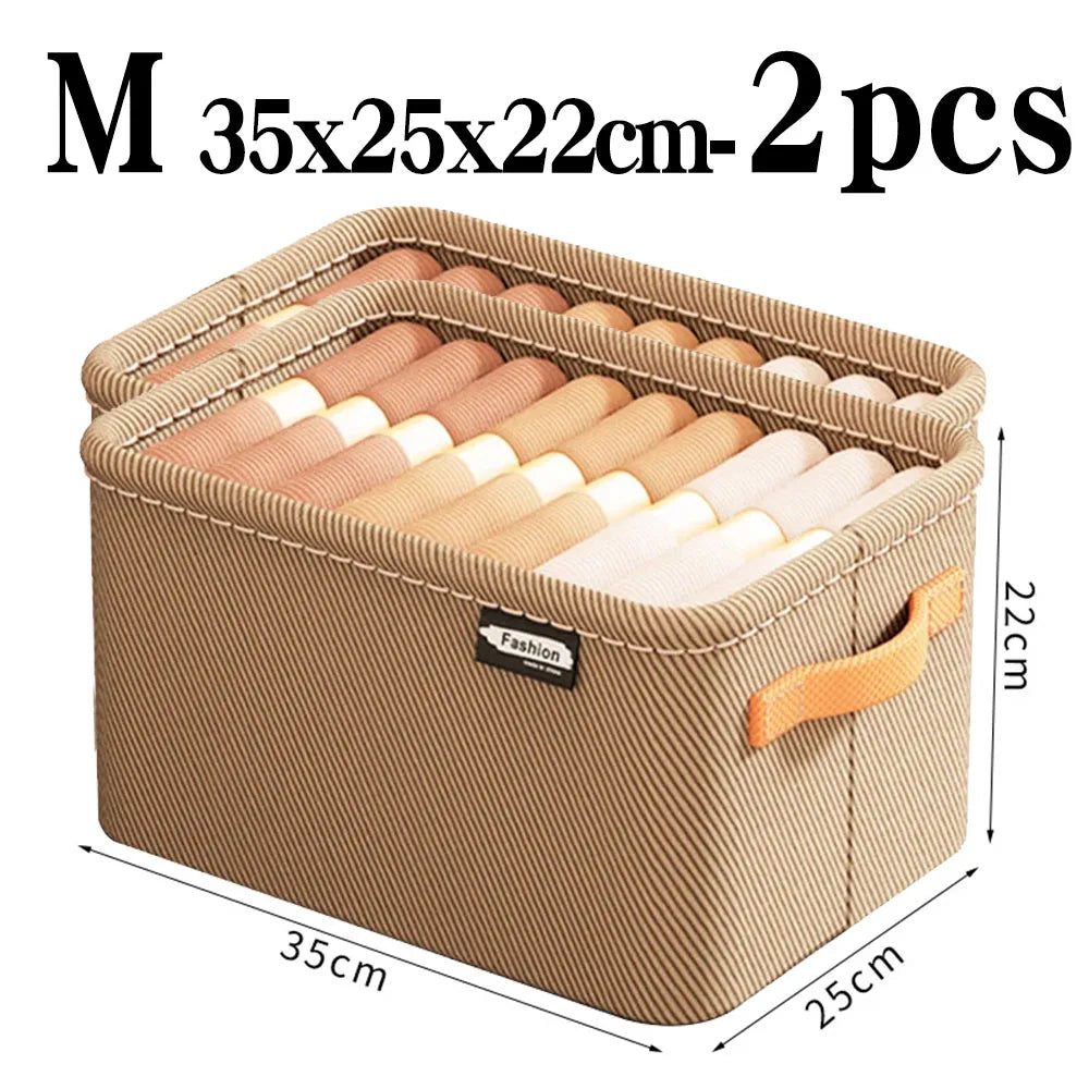 Heavy-Duty Foldable Storage Bins with Handles