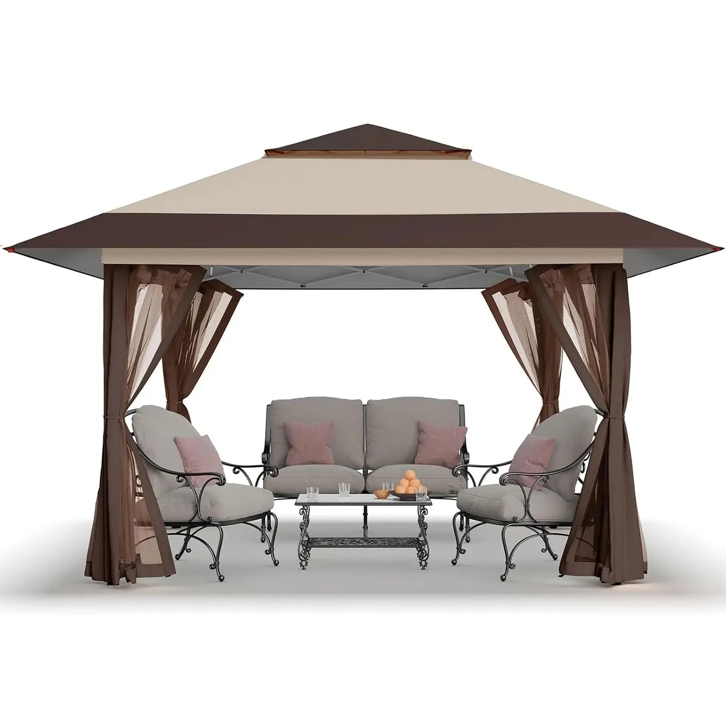 13×13 Waterproof Canopy Tent – Large Pop‑Up Outdoor Shade Shelter for Patio & Backyard