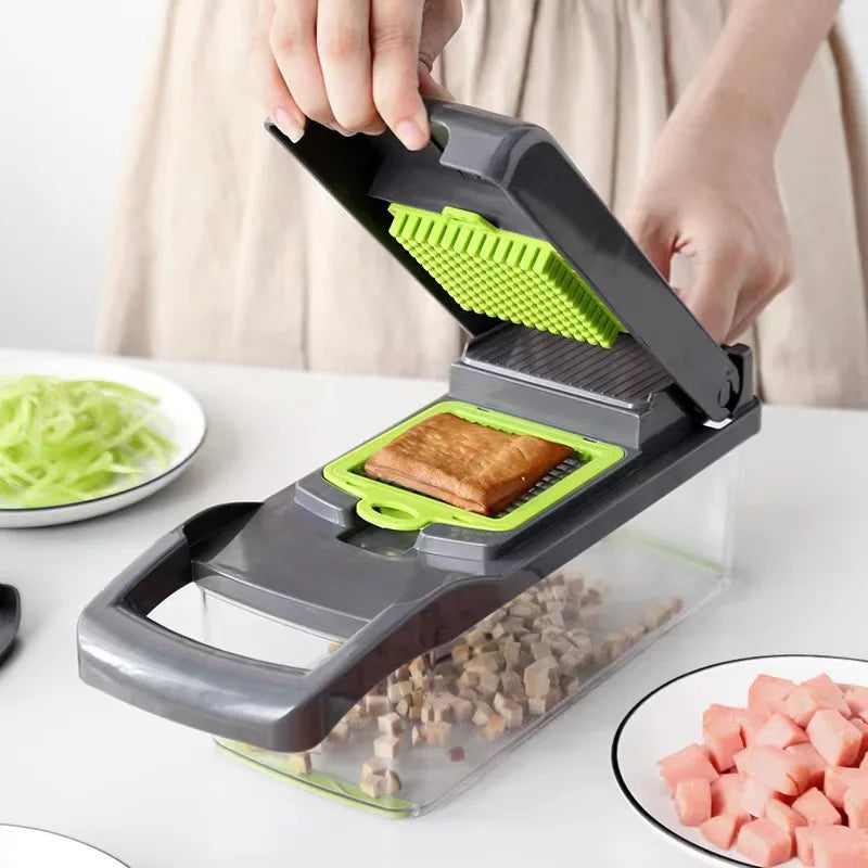 Vegetable Cutter with Safe Hand Guard