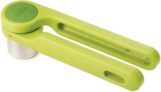 Ergonomic Twist‑Action Garlic Press – Stainless Steel Hand Juicer, Easy‑Clean & Dishwasher‑Safe (Green)