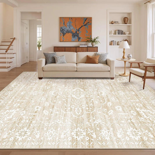 8x10 Area Rug, Non-Slip Backing, Washable, Stain Resistant