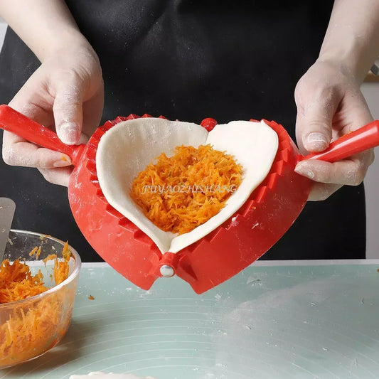 Plastic Dumpling Maker – Hand Dough Press & DIY Ravioli Mold for Easy Pastry Prep