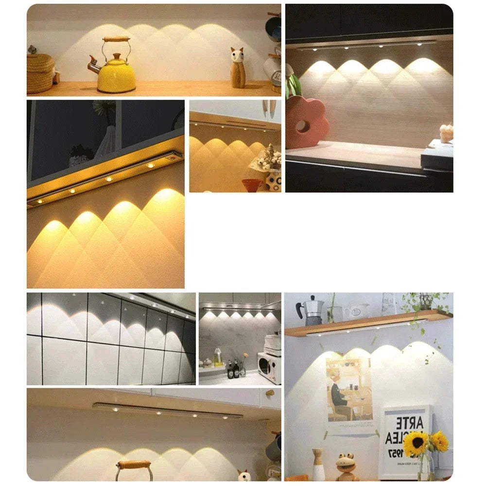 LED Night Light-  Motion Sensor - Wireless - Ultra Thin Under Cabinet Light