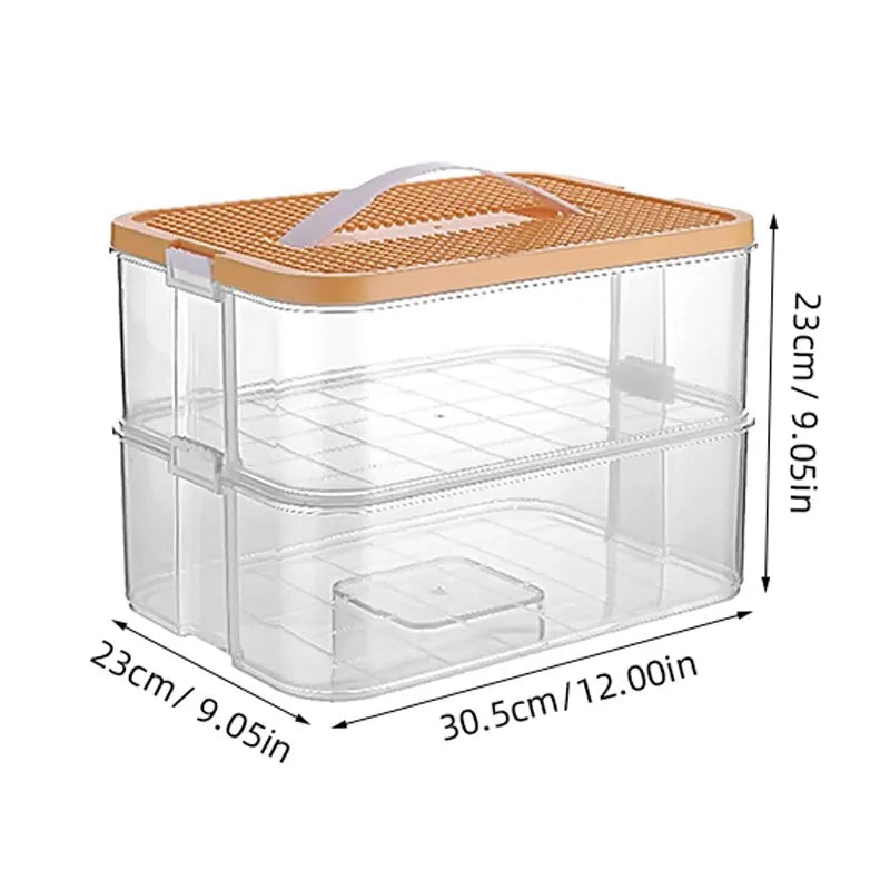 Toy Storage Box for Hats, Bricks, and Toy Containers - Stackable Organizer