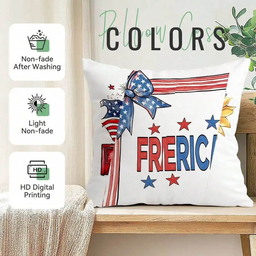 4pcs - American Patriotic Pillow Covers