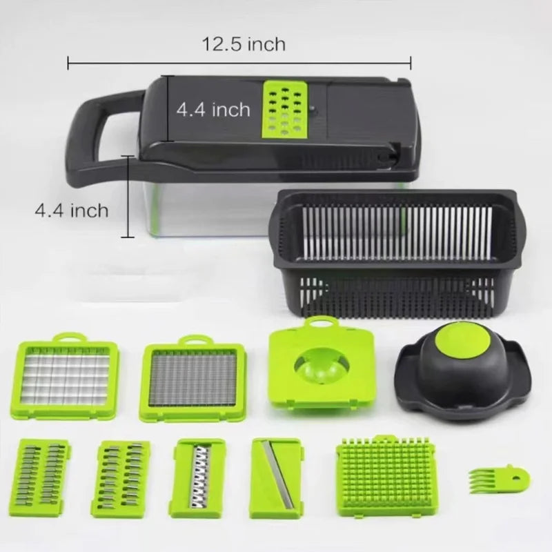 Vegetable Cutter with Safe Hand Guard