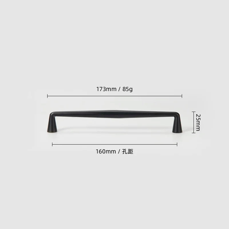 Nordic Black Cabinet Knobs & Handles