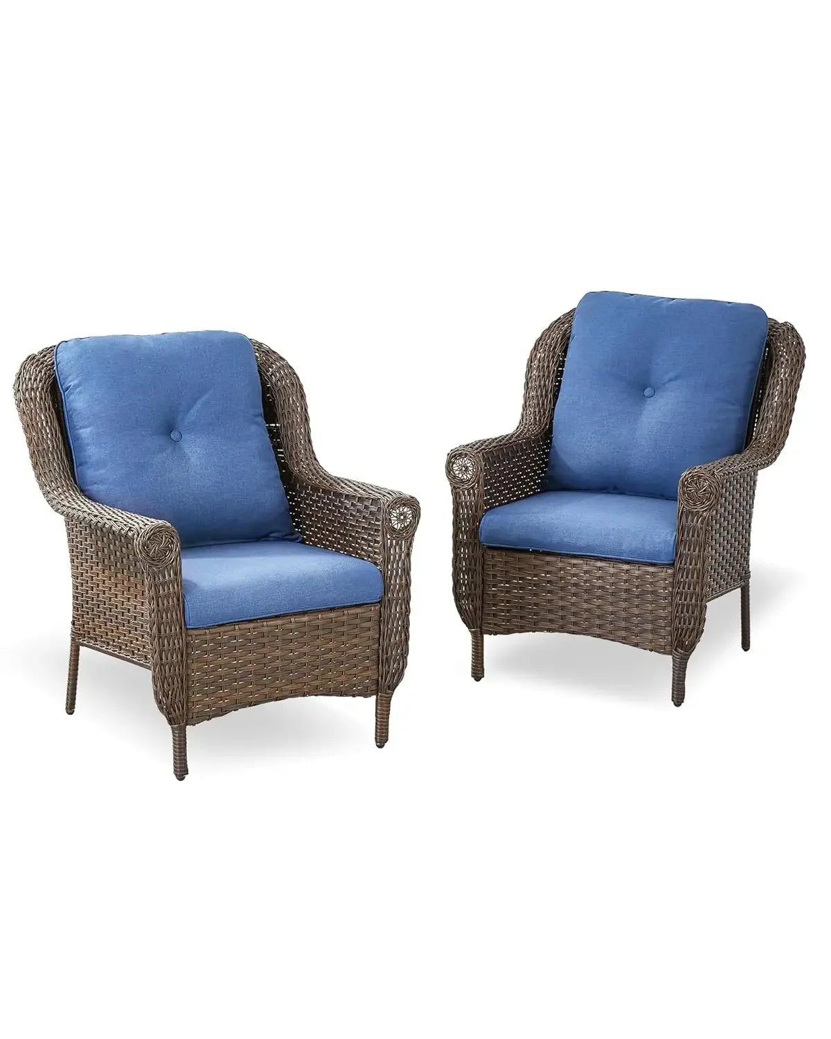 Outdoor Wicker Chair- Set of 2