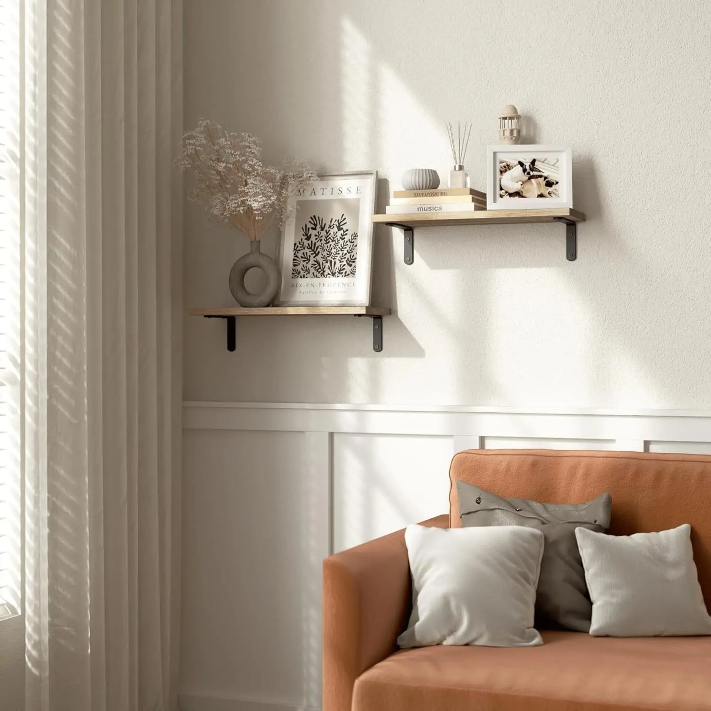 Wall Floating Wall Shelves - Set of 2