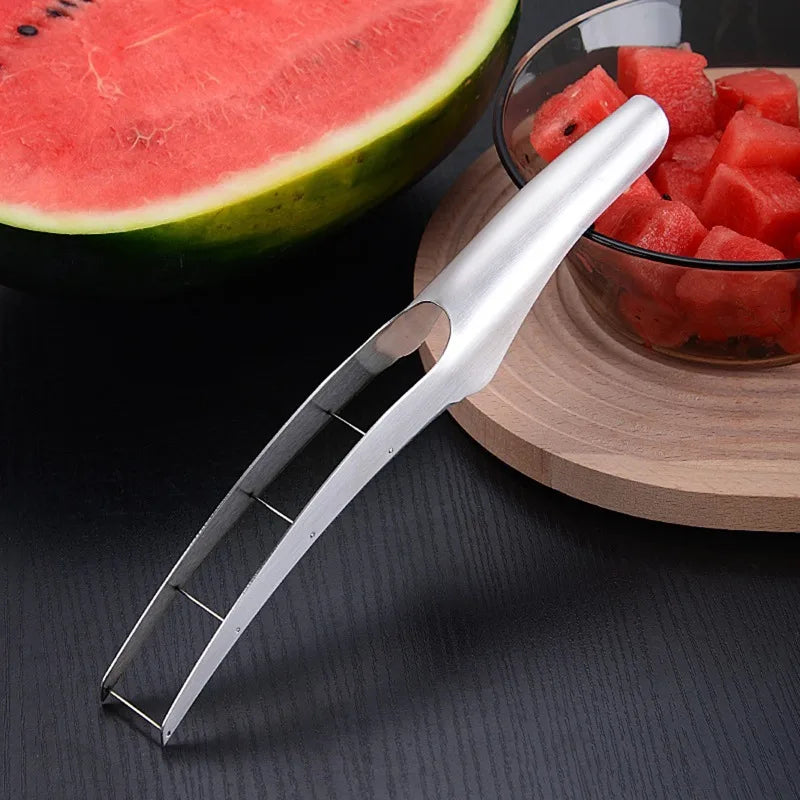 Stainless Steel Watermelon Chopper – Durable Fruit Cutter for Easy Serving at Parties & Family Gatherings