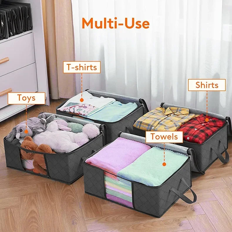 Storage Bag Foldable Large Capacity for Clothes, Blanket