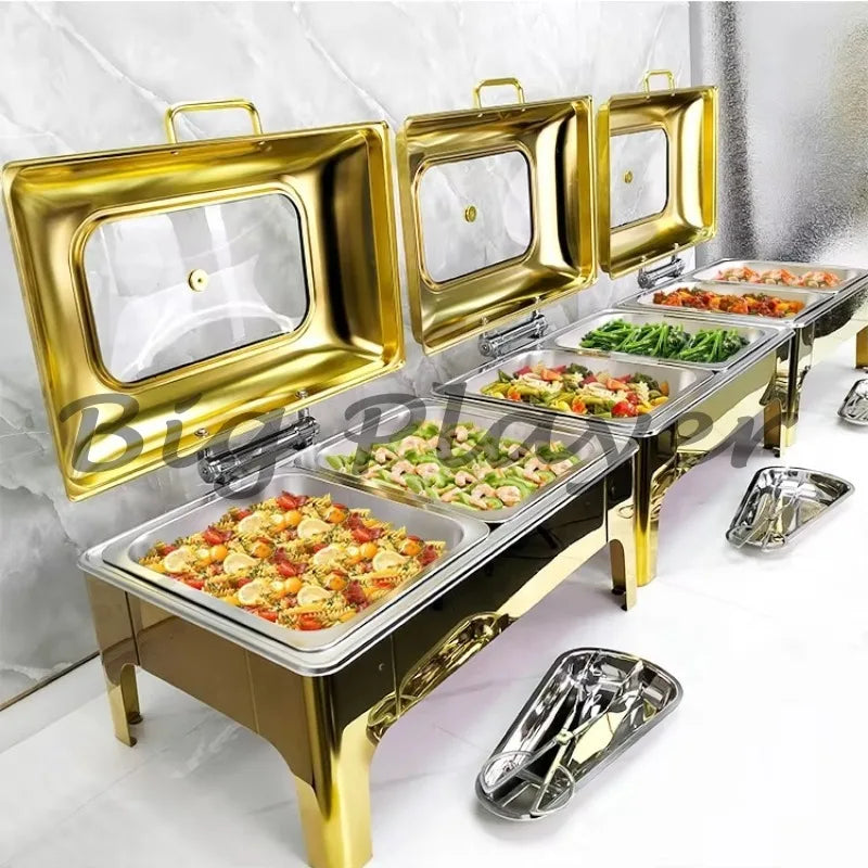 9L Electric Chaffing Plate Food Heater for banquet catering or wedding