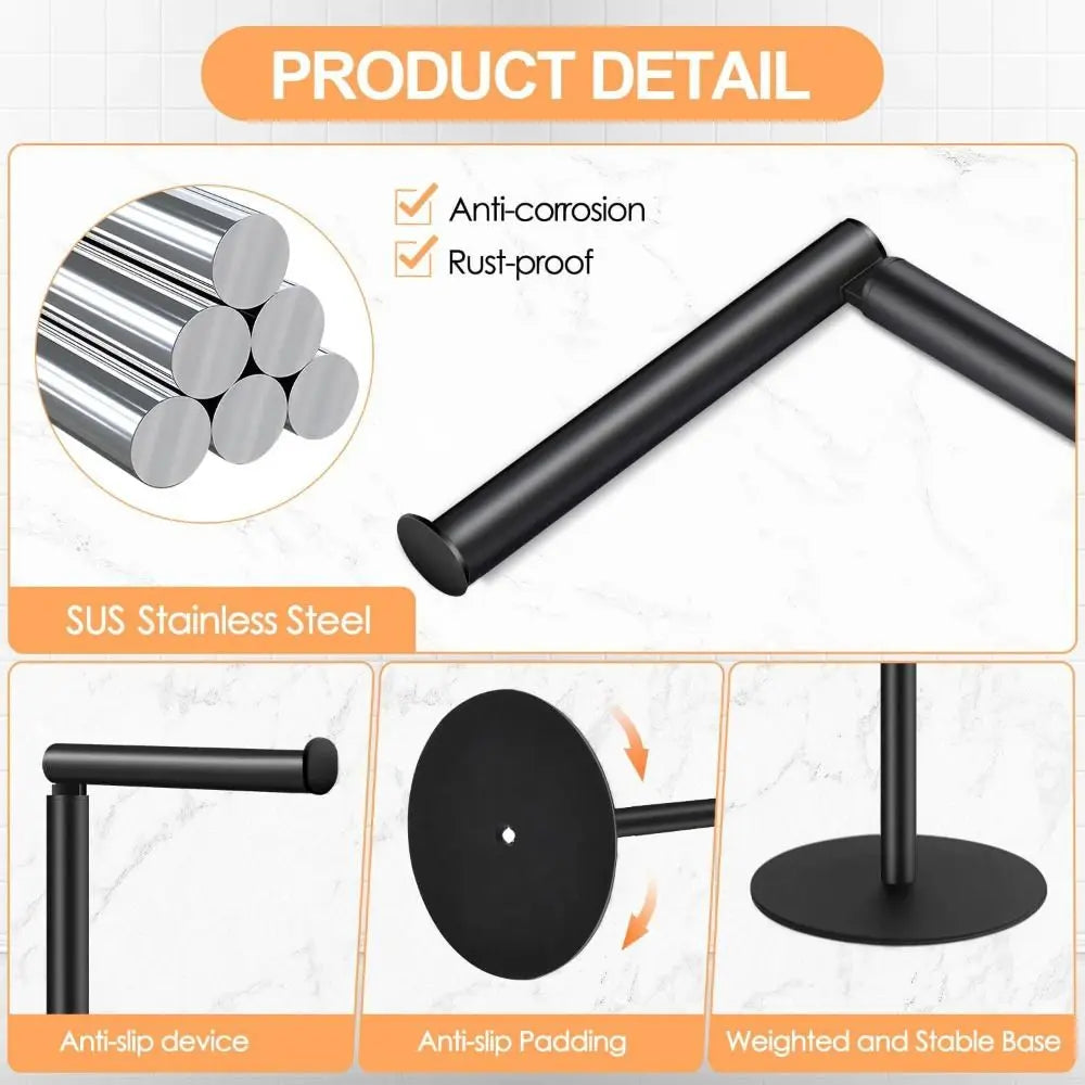 Stainless Steel Toilet Paper Stand Holder