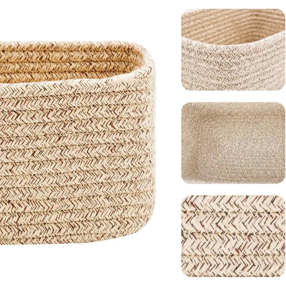 Decorative Woven Storage Baskets for Shelves & Closets