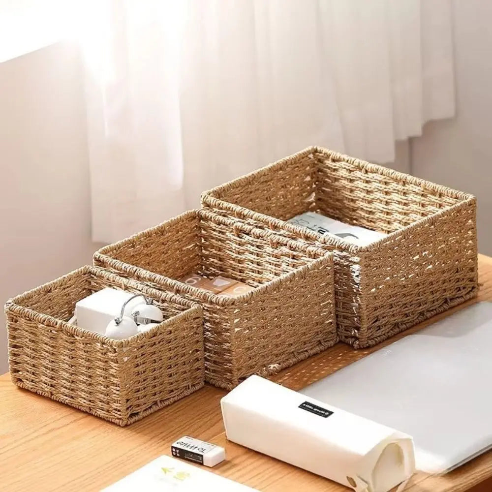 Handwoven Storage Basket – Reusable
