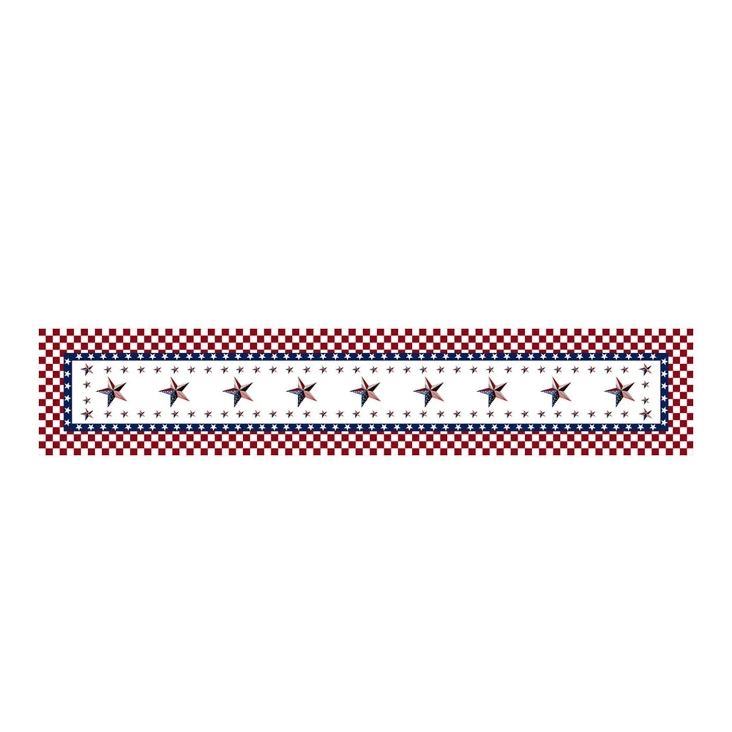 American Flag Table Runner – 4th of July Patriotic Table Décor for Independence Day