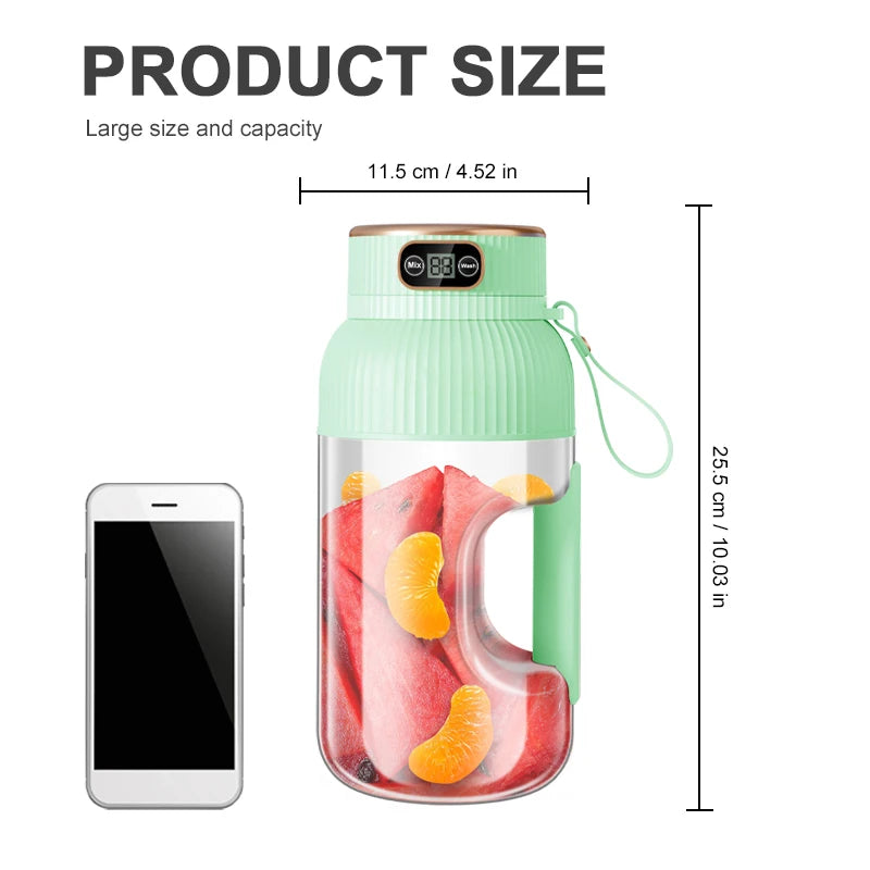 33oz Portable Juicer Blender - USB Charging Smoothie Blender Machine