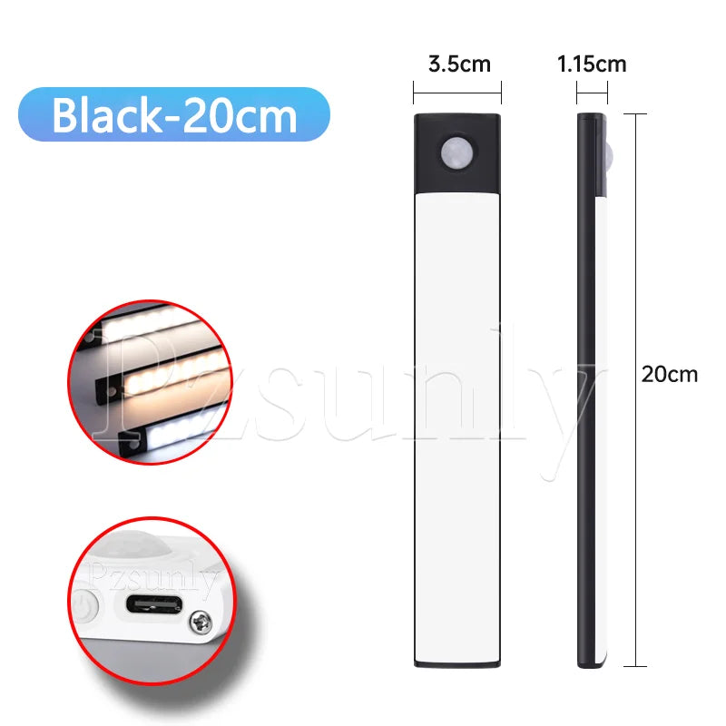 LED Motion Sensor Bar Light for Kitchen, Closet