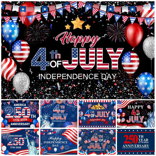 Heritage 250th Anniversary Backdrop | Patriotic Celebration Decorations