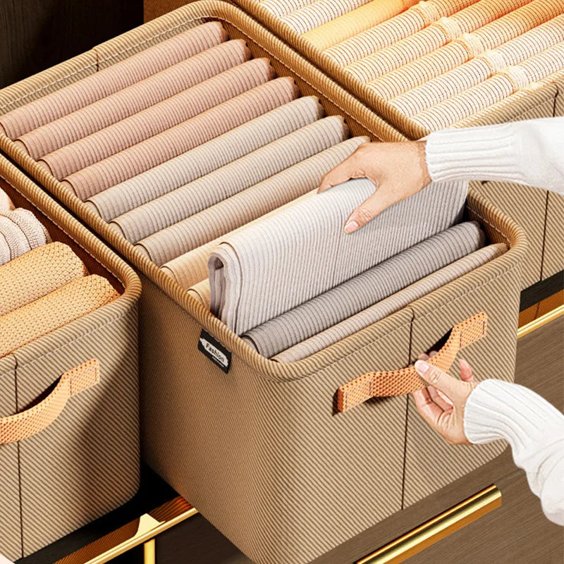 Heavy-Duty Foldable Storage Bins with Handles