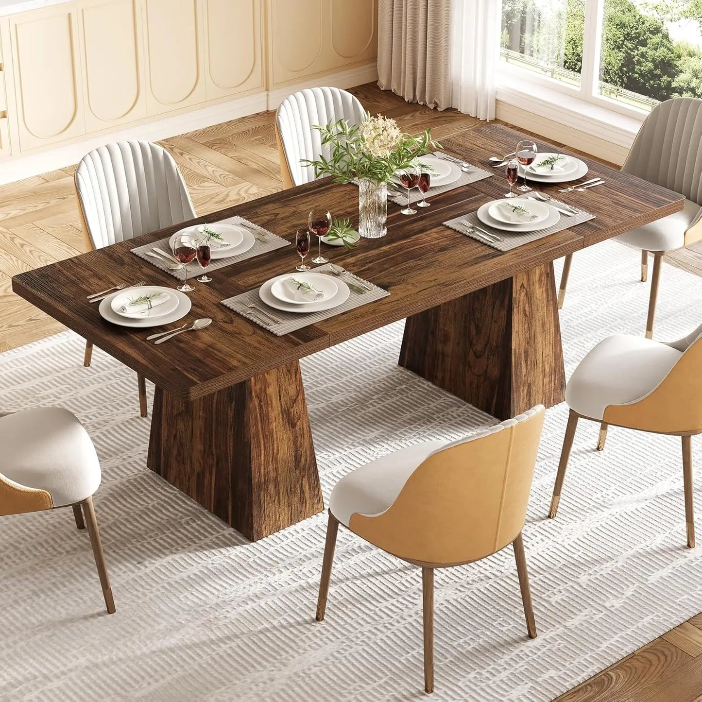 LITTLE TREE Dining Table for 6 People