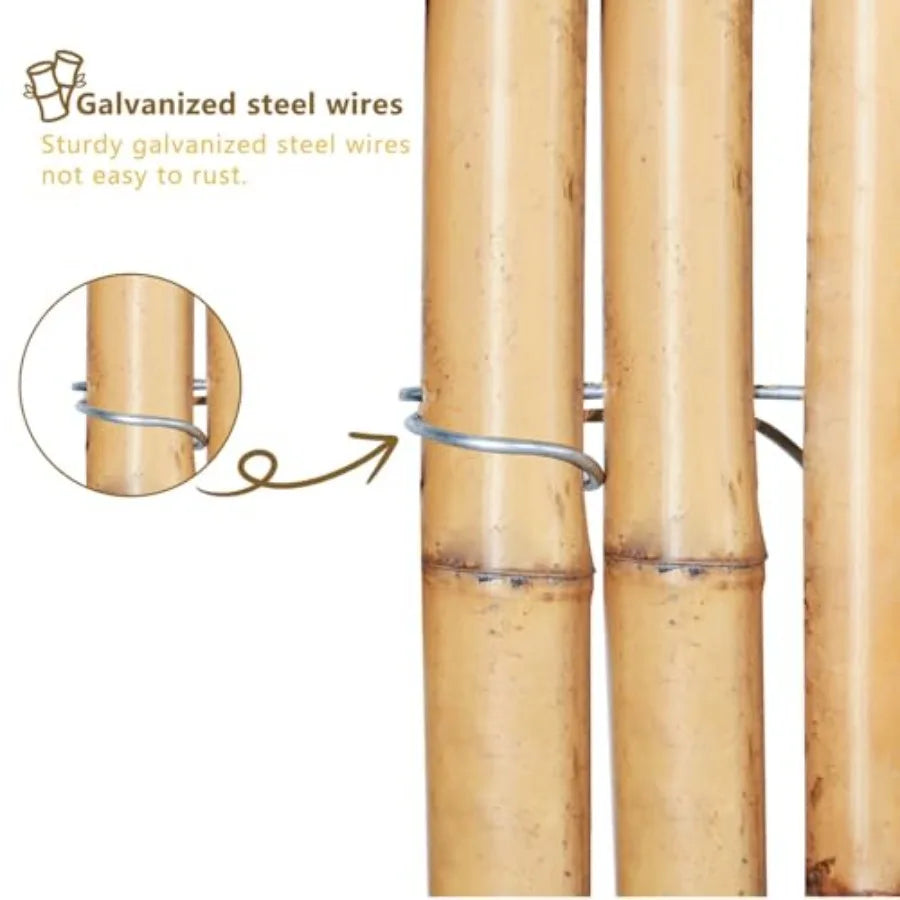 4FT x 6FT Natural Bamboo Privacy Fencing