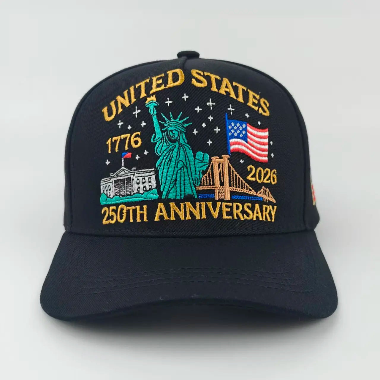 US 250th Anniversary Cap Adjustable Retro Washed Patriotic Baseball Cap US 250th Anniversary Tribute Hat for Men and Women