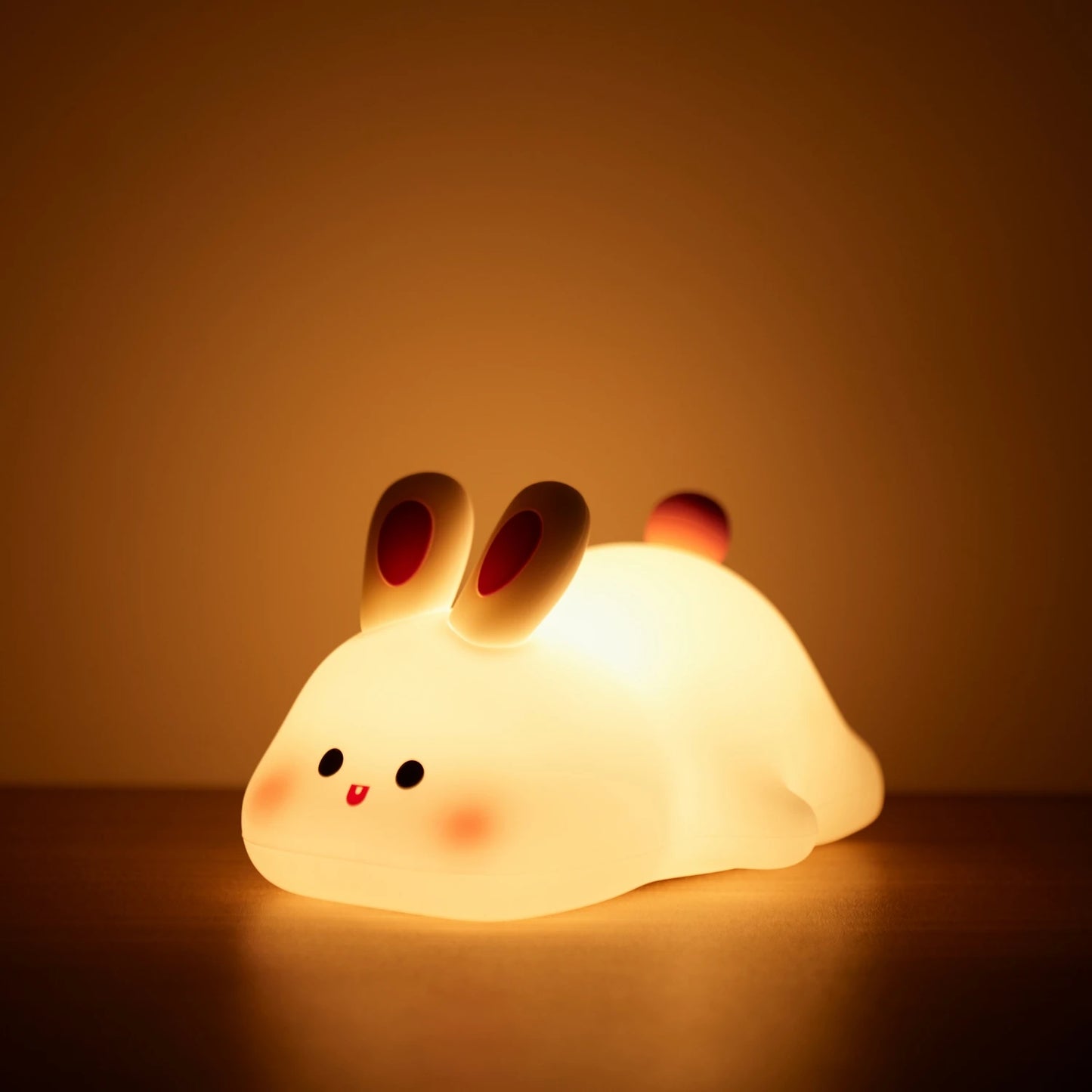 LED Night Light, Rabbit Animal, Dimmable USB Rechargeable