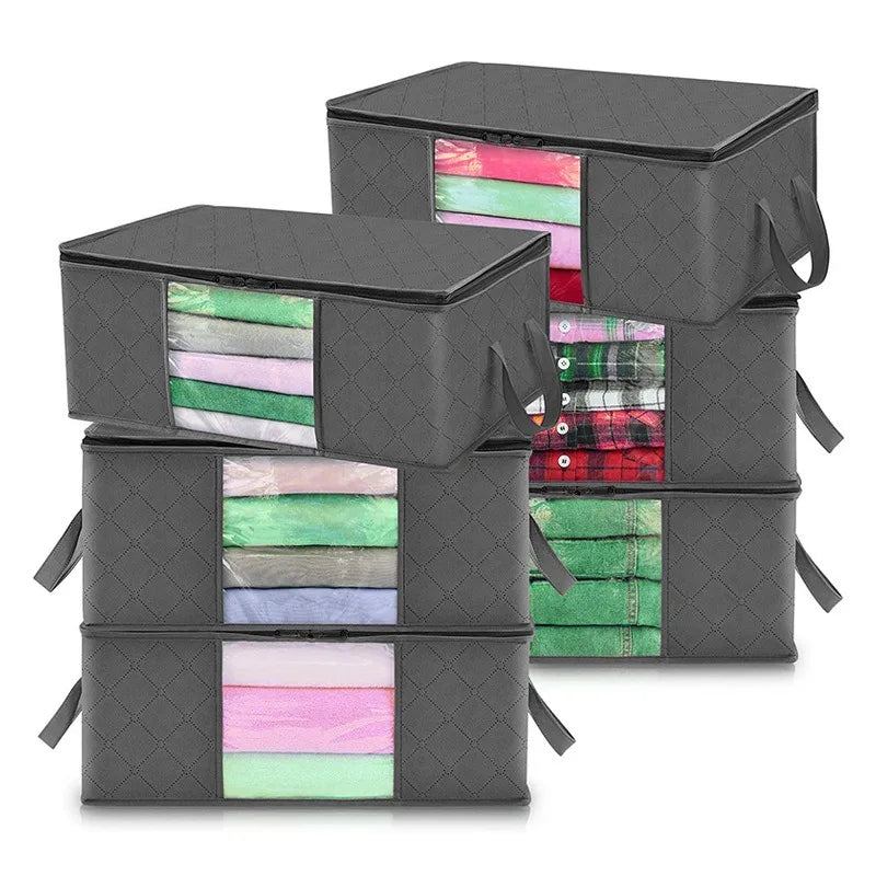 Foldable Storage Bag Large Capacity, Clothes, Blankets