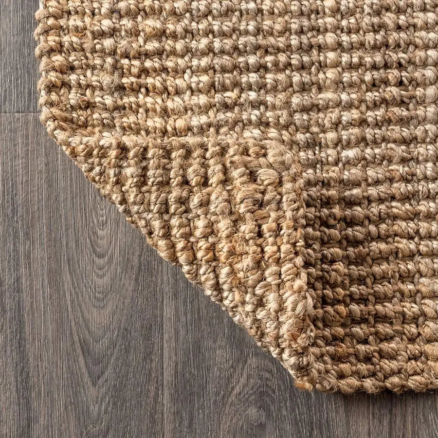 Hand‑Woven Natural Area Rug – 3x5 Indoor Accent Rug