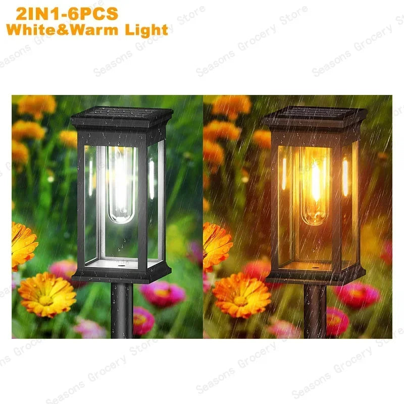 Waterproof LED Solar Lights – Automatic Dusk‑to‑Dawn Outdoor Lighting