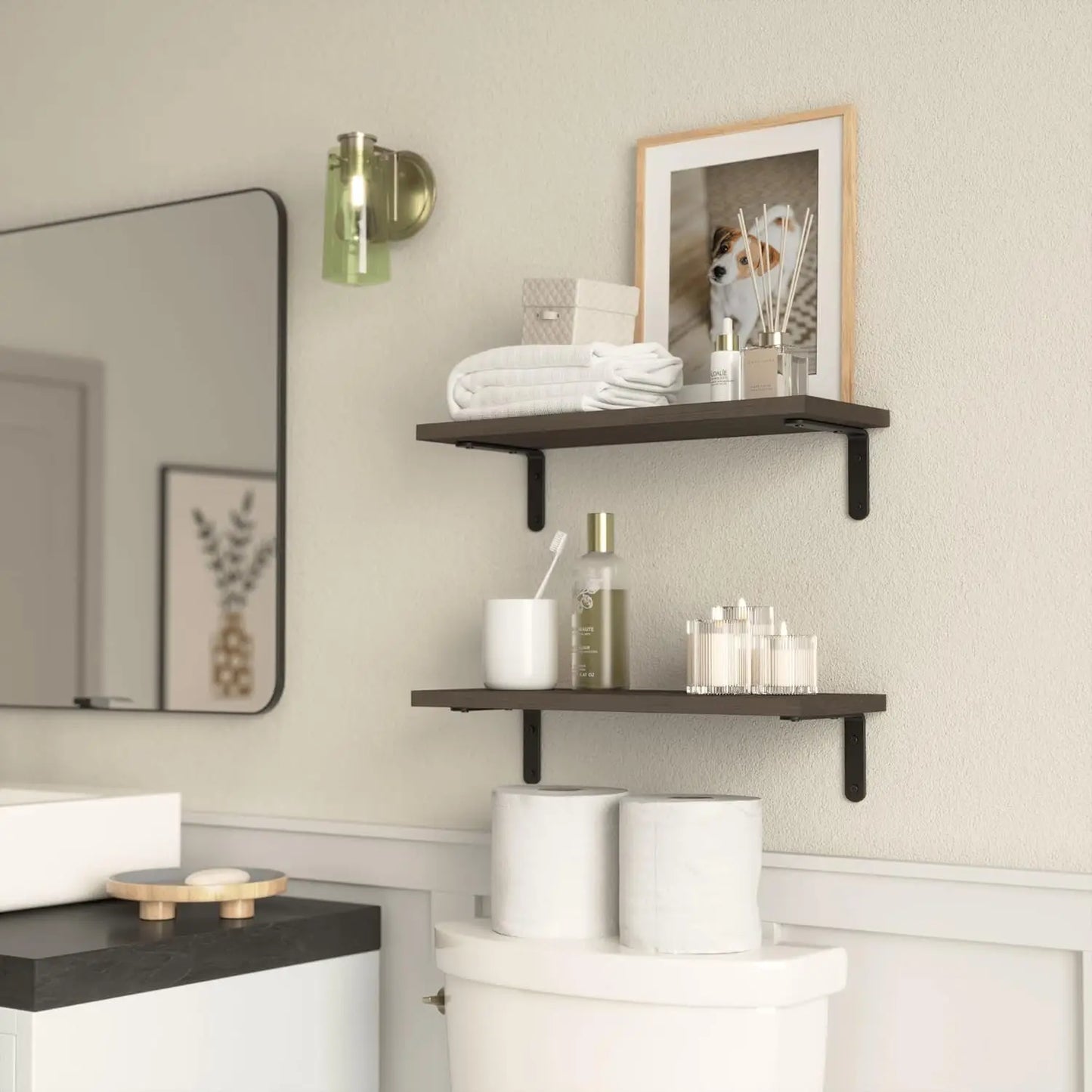 Wall Floating Wall Shelves - Set of 2