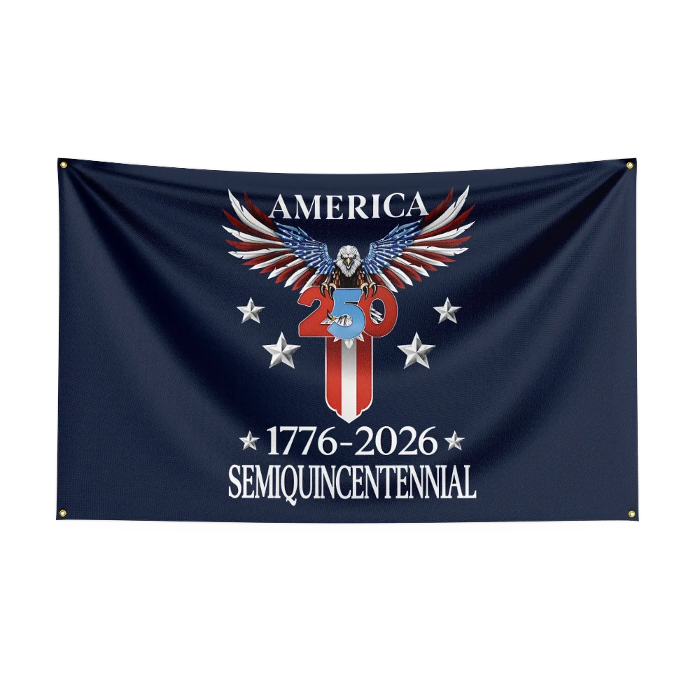 US 250th Anniversary 1776 2026 Semiquincentennial Flag, Independence Day Flag, 250 Years US Birthday Outdoor Flag