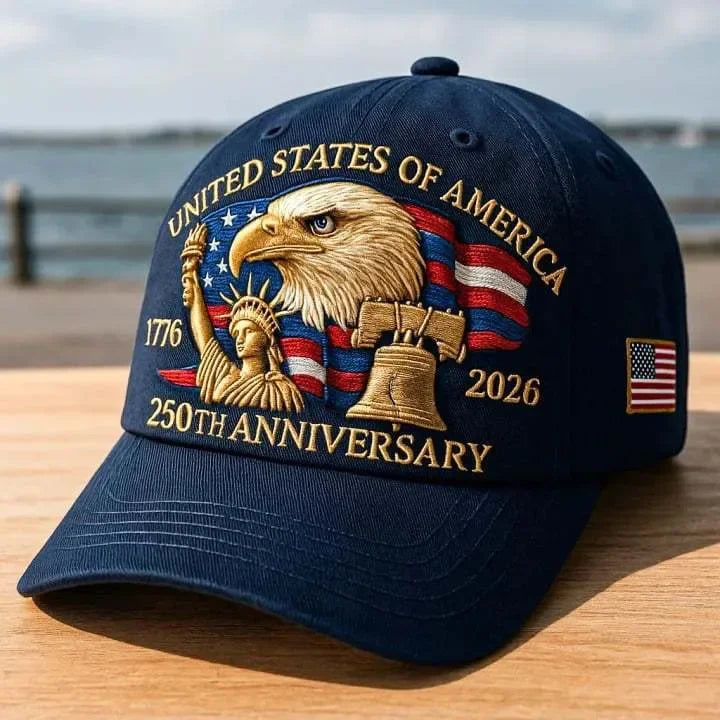 2025 New US 250th Anniversary Baseball Cap Outdoor Hat for Men Women