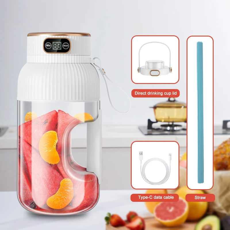 33oz Portable Juicer Blender - USB Charging Smoothie Blender Machine